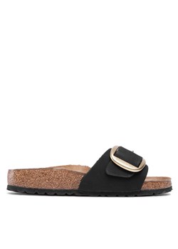Klapki Birkenstock Madrid Big Buckle 1023373 Czarny ze sklepu eobuwie.pl w kategorii Klapki damskie - zdjęcie 182080553