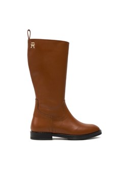 Kozaki Tommy Hilfiger T4A6-33591-0092520 M Brązowy ze sklepu eobuwie.pl w kategorii Buty zimowe dziecięce - zdjęcie 182080624