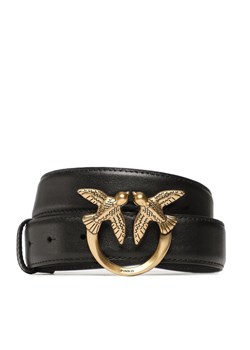 Pasek Damski Pinko Love Berry H3 Belt PE 23 PLT01 100125 A0F1 Czarny ze sklepu eobuwie.pl w kategorii Paski damskie - zdjęcie 182080744