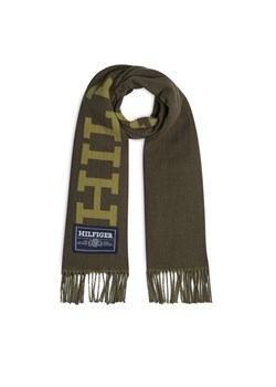 Szalik Tommy Hilfiger AM0AM12838 Zielony ze sklepu eobuwie.pl w kategorii Szaliki męskie - zdjęcie 182080761