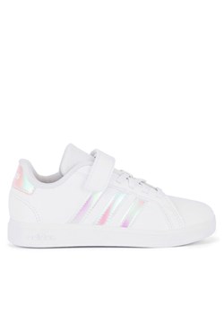 Sneakersy adidas GRAND COURT 2.0 EL C IE3851 Biały ze sklepu eobuwie.pl w kategorii Buty sportowe dziecięce - zdjęcie 182080844