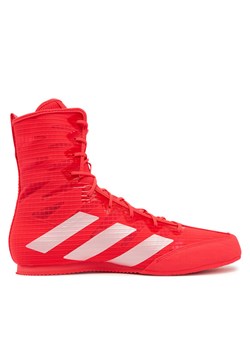 Buty bokserskie adidas Box Hog 4 IH2732 Czerwony ze sklepu eobuwie.pl w kategorii Buty sportowe męskie - zdjęcie 182080872
