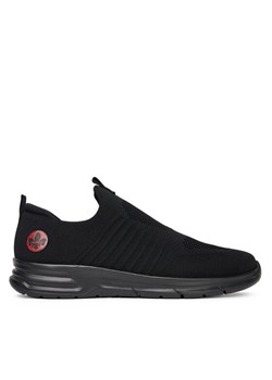 Sneakersy Rieker B7365-00 Czarny ze sklepu eobuwie.pl w kategorii Buty sportowe męskie - zdjęcie 182080972