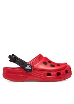 Klapki Crocs Classic Iam Ladybug Clog T 210016 Czerwony ze sklepu eobuwie.pl w kategorii Klapki dziecięce - zdjęcie 182081483