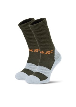 Skarpety wysokie unisex Reebok R0552-SS24 (1-pack) Khaki ze sklepu eobuwie.pl w kategorii Skarpetki męskie - zdjęcie 182082150
