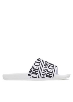 Klapki Versace Jeans Couture 78YA3SQ1 Biały ze sklepu eobuwie.pl w kategorii Klapki męskie - zdjęcie 182082551