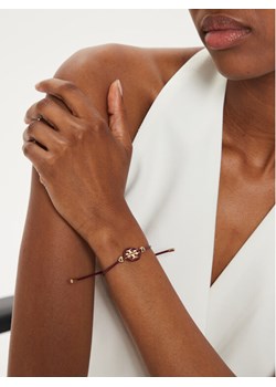 Bransoletka Tory Burch Miller Slider 160171 Bordowy ze sklepu eobuwie.pl w kategorii Bransoletki - zdjęcie 182082700