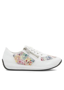 Sneakersy Rieker N1112-90 Biały ze sklepu eobuwie.pl w kategorii Buty sportowe damskie - zdjęcie 182082823
