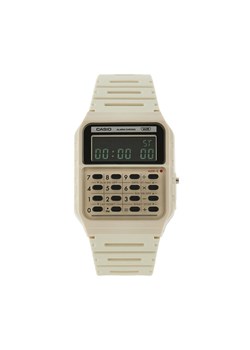 Zegarek Casio Vintage CA-53WB-8BEF Écru ze sklepu eobuwie.pl w kategorii Zegarki - zdjęcie 182082990
