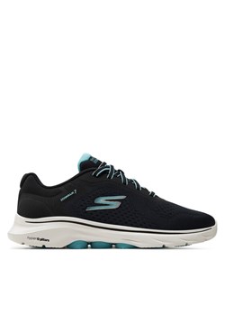 Sneakersy Skechers Go Walk 7-Cosmic Waves 125215/BKTQ Czarny ze sklepu eobuwie.pl w kategorii Buty sportowe damskie - zdjęcie 182083023