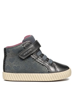 Sneakersy Geox B Mirroless Girl B4669A 0KINF C9002 S Szary ze sklepu eobuwie.pl w kategorii Buty sportowe dziecięce - zdjęcie 182083880