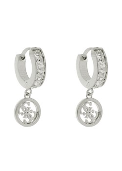 Kolczyki Guess Huggie Me JUBE03 147JW Srebrne rodowanie ze sklepu eobuwie.pl w kategorii Kolczyki - zdjęcie 182083960