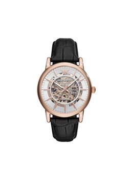 Zegarek Emporio Armani Meccanico AR60007 Czarny ze sklepu eobuwie.pl w kategorii Zegarki - zdjęcie 182084041