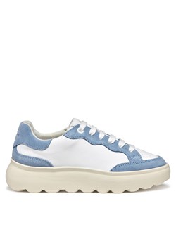 Sneakersy Geox D Spherica Ec4.1 D55TCA 08522 C0270 Biały ze sklepu eobuwie.pl w kategorii Buty sportowe damskie - zdjęcie 182084483