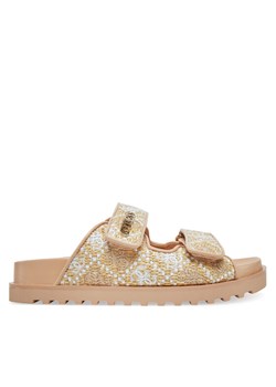 Klapki Guess FLJFZZ FAB19 Beżowy ze sklepu eobuwie.pl w kategorii Klapki damskie - zdjęcie 182084540