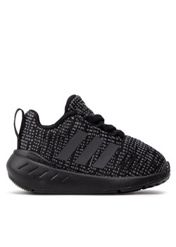 Sneakersy adidas Swift Run 22 El I GW8167 Czarny ze sklepu eobuwie.pl w kategorii Buciki niemowlęce - zdjęcie 182084550
