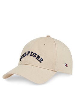 Czapka z daszkiem Tommy Hilfiger Th Monotype Soft 6 Panel Cap AM0AM13165 Beżowy ze sklepu eobuwie.pl w kategorii Czapki z daszkiem męskie - zdjęcie 182084623