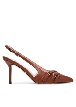 Sandały Guess 5GGZ31 7324A Brązowy ze sklepu eobuwie.pl w kategorii Czółenka - zdjęcie 182084630