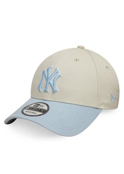 Czapka z daszkiem New Era WS Patch 9Forty New York Yankees 60595222 Beżowy ze sklepu eobuwie.pl w kategorii Czapki z daszkiem damskie - zdjęcie 182084644