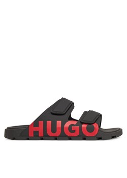 Klapki HUGO Evander 50542042 Czarny ze sklepu eobuwie.pl w kategorii Klapki męskie - zdjęcie 182084790