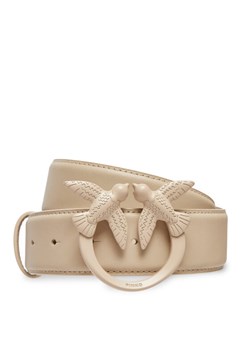 Pasek Damski Pinko Love Berry H4 Belt AI 24-25 PLT01 100120 A1K2 Beżowy ze sklepu eobuwie.pl w kategorii Paski damskie - zdjęcie 182084801