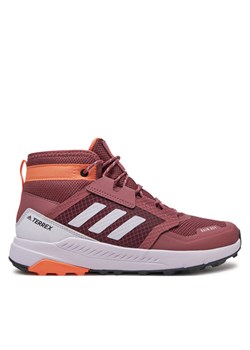 Trekkingi adidas Terrex Trailmaker Mid RAIN.RDY ID0925 Brązowy ze sklepu eobuwie.pl w kategorii Buty trekkingowe damskie - zdjęcie 182085300