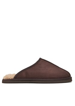 Kapcie Jack&Jones Jfwdudely 12187558 Brązowy ze sklepu eobuwie.pl w kategorii Kapcie męskie - zdjęcie 182085304