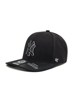 Czapka z daszkiem 47 Brand New York Yankees Cold Zone '47 B-CLZOE17WBP-BKB Czarny ze sklepu eobuwie.pl w kategorii Czapki z daszkiem męskie - zdjęcie 182085312