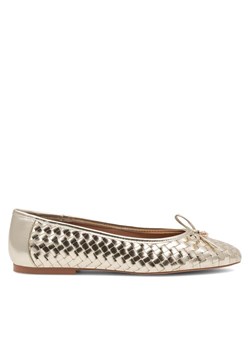 Baleriny Nine West 123AL1260 Złoty ze sklepu eobuwie.pl w kategorii Balerinki - zdjęcie 182085424