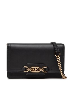 Torebka MICHAEL Michael Kors Heather 32F2G7HC1L Czarny ze sklepu eobuwie.pl w kategorii Listonoszki - zdjęcie 182085624