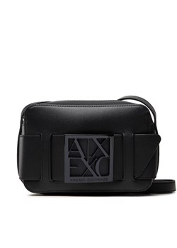 Torebka Armani Exchange 942699 0A874 00020 Czarny ze sklepu eobuwie.pl w kategorii Listonoszki - zdjęcie 182085773