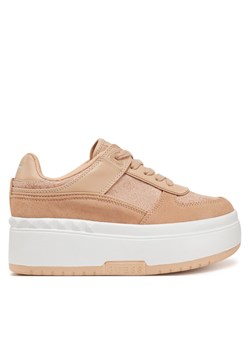 Sneakersy Guess FLPR2D FAL12 Beżowy ze sklepu eobuwie.pl w kategorii Buty sportowe damskie - zdjęcie 182085930