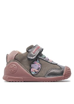 Sneakersy Biomecanics 231112-A Szary ze sklepu eobuwie.pl w kategorii Buty sportowe dziecięce - zdjęcie 182086001