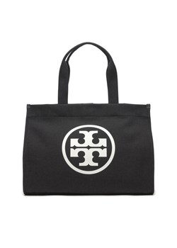Torebka Tory Burch Ella 148792 Czarny ze sklepu eobuwie.pl w kategorii Torby Shopper bag - zdjęcie 182086152