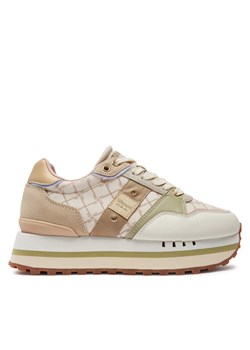Sneakersy Blauer S4EPPS01/ALS Beżowy ze sklepu eobuwie.pl w kategorii Buty sportowe damskie - zdjęcie 182086204