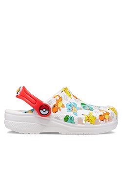 Klapki Crocs Classic Pokemon Clog Kids 207739 Biały ze sklepu eobuwie.pl w kategorii Klapki dziecięce - zdjęcie 182086231