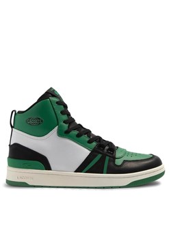 Sneakersy Lacoste L001 Mid 223 2 Sma Zielony ze sklepu eobuwie.pl w kategorii Buty sportowe męskie - zdjęcie 182086540