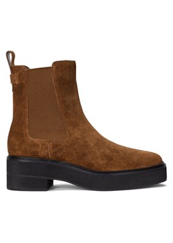 Sztyblety LAUREN RALPH LAUREN 802951237001 Brązowy ze sklepu eobuwie.pl w kategorii Botki - zdjęcie 182086592