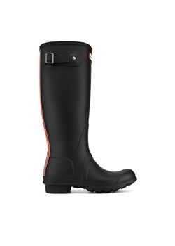 Kalosze Hunter WFT2353RMA Czarny ze sklepu eobuwie.pl w kategorii Kalosze damskie - zdjęcie 182086740