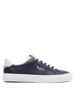 Sneakersy Pepe Jeans Kenton Flag M PMS30906 Granatowy ze sklepu eobuwie.pl w kategorii Trampki męskie - zdjęcie 182086774