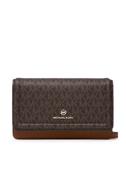 Torebka MICHAEL Michael Kors Jet Set Charm 32S1GT9C2B Brązowy ze sklepu eobuwie.pl w kategorii Listonoszki - zdjęcie 182087084