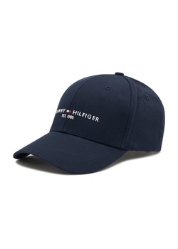 Czapka z daszkiem Tommy Hilfiger Th Established Cap AM0AM07352 Granatowy ze sklepu eobuwie.pl w kategorii Czapki z daszkiem damskie - zdjęcie 182087312