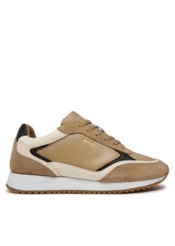 Sneakersy Boss Kai Runn Flsd 50529702 10232547 Brązowy ze sklepu eobuwie.pl w kategorii Buty sportowe damskie - zdjęcie 182087351
