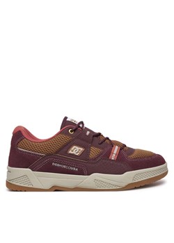 Sneakersy DC Construct ADYS100822-XCCC Brązowy ze sklepu eobuwie.pl w kategorii Buty sportowe męskie - zdjęcie 182087462