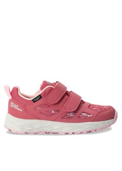 Trekkingi Jack Wolfskin Woodland 2 Texapore Low Vc 4059822 Różowy ze sklepu eobuwie.pl w kategorii Buty sportowe dziecięce - zdjęcie 182087503