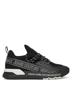 Sneakersy Versace Jeans Couture 78YA3SA3 Czarny ze sklepu eobuwie.pl w kategorii Buty sportowe męskie - zdjęcie 182087732
