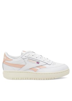 Sneakersy Reebok Club C Double Revenge 100033101 Écru ze sklepu eobuwie.pl w kategorii Buty sportowe damskie - zdjęcie 182087873