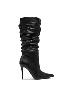 Kozaki Steve Madden Schmooze SM11003453 Czarny ze sklepu eobuwie.pl w kategorii Kozaki damskie - zdjęcie 182088070