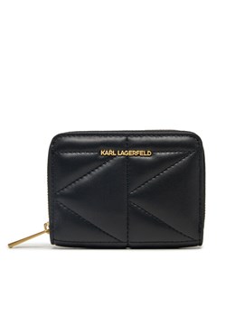 Portfel damski KARL LAGERFELD A1W32064 Czarny ze sklepu eobuwie.pl w kategorii Portfele damskie - zdjęcie 182088134