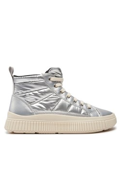 Sneakersy Geox J Laquinny Girl J46M3C 0LVNF C1007 S Srebrny ze sklepu eobuwie.pl w kategorii Buty sportowe dziecięce - zdjęcie 182088211
